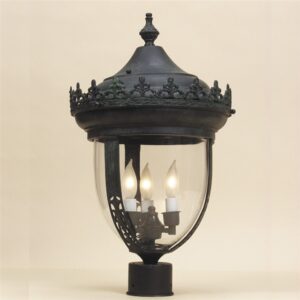 Small outdoor post lantern