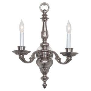 Two light georgian cast brass sconce