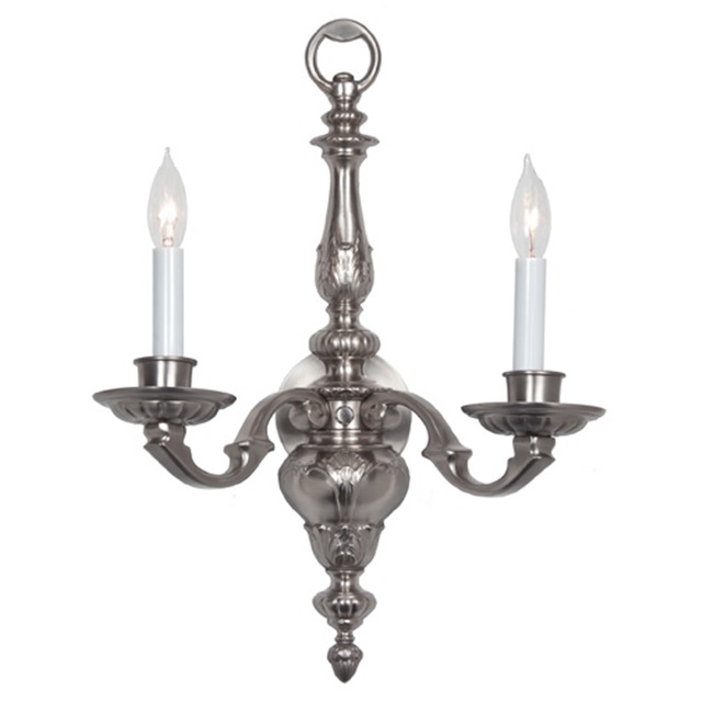 Two light georgian cast brass sconce